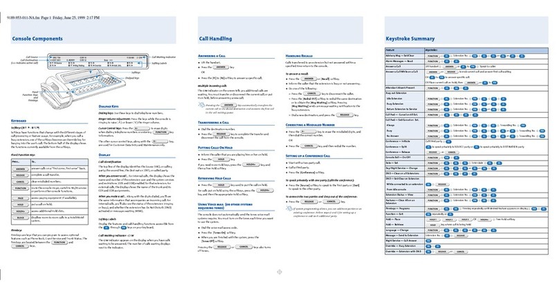 Mitel SX-2000 Light quick start guide