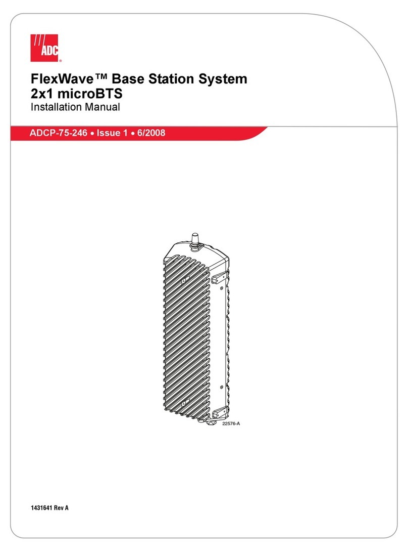 ADC FlexWave 2x1 microBTS installation manual ADC FlexWave 2x1 microBTS installation manual