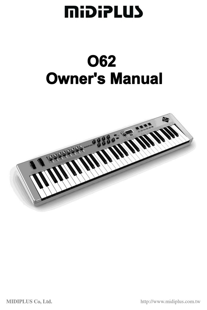 midiplus O62 owner's manual