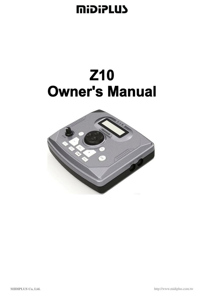 midiplus Z10 owner's manual
