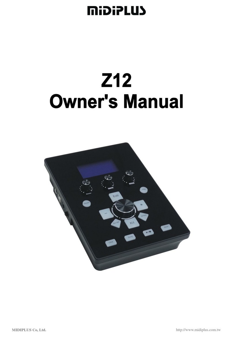 midiplus Z12 User manual