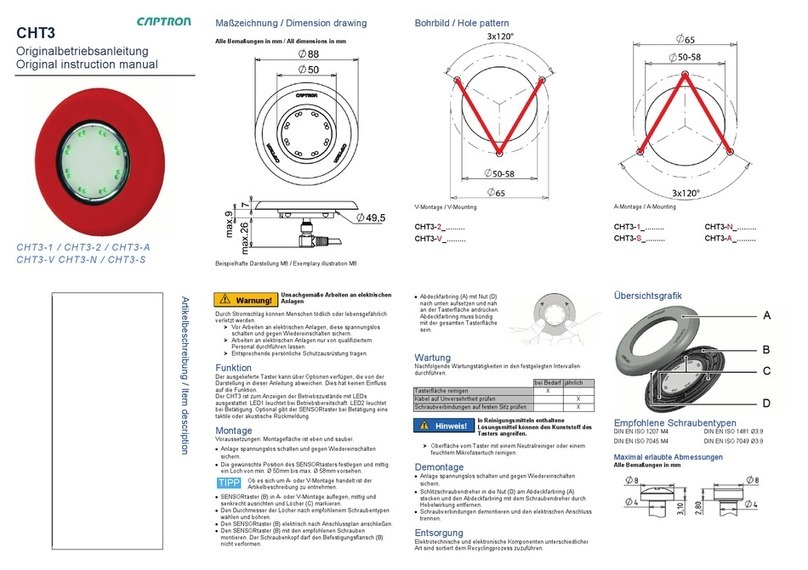 Captron Electronic CHT3-1 User guide