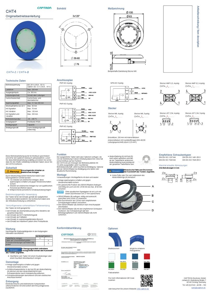 Captron Electronic CHT4-2 User manual