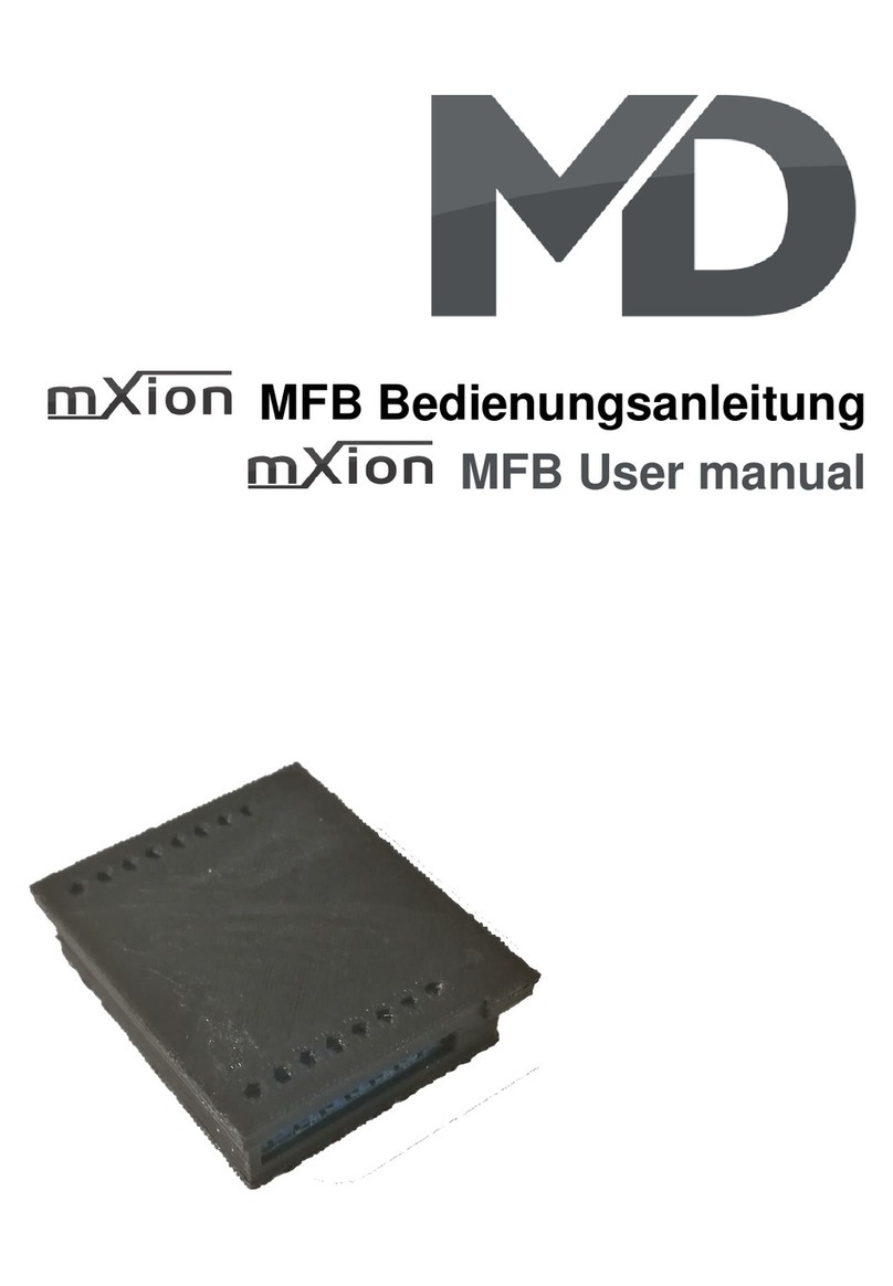 MD mXion MFB User manual
