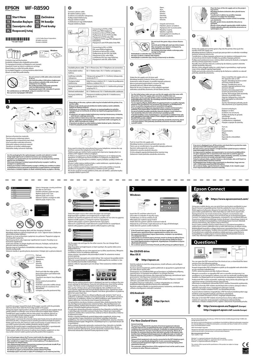 Epson WF-R8590 Instruction Manual