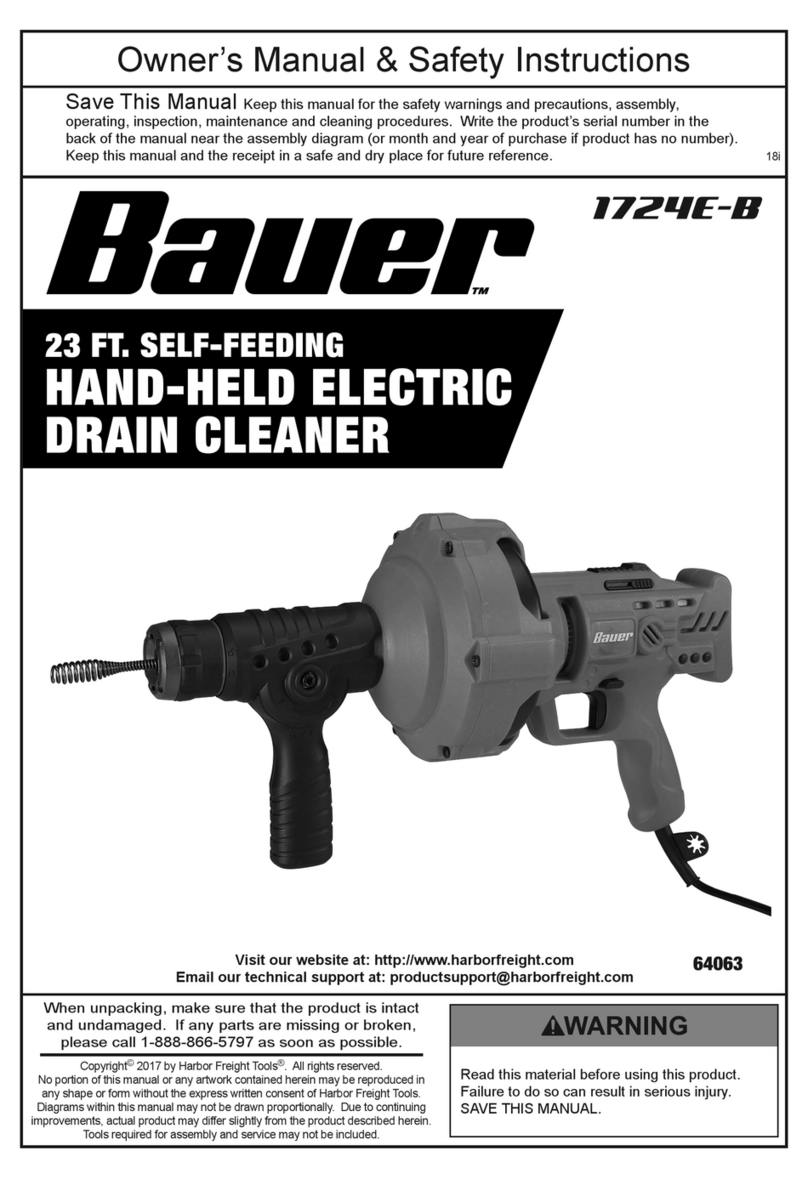 Bauer 1724E-B Assembly instructions