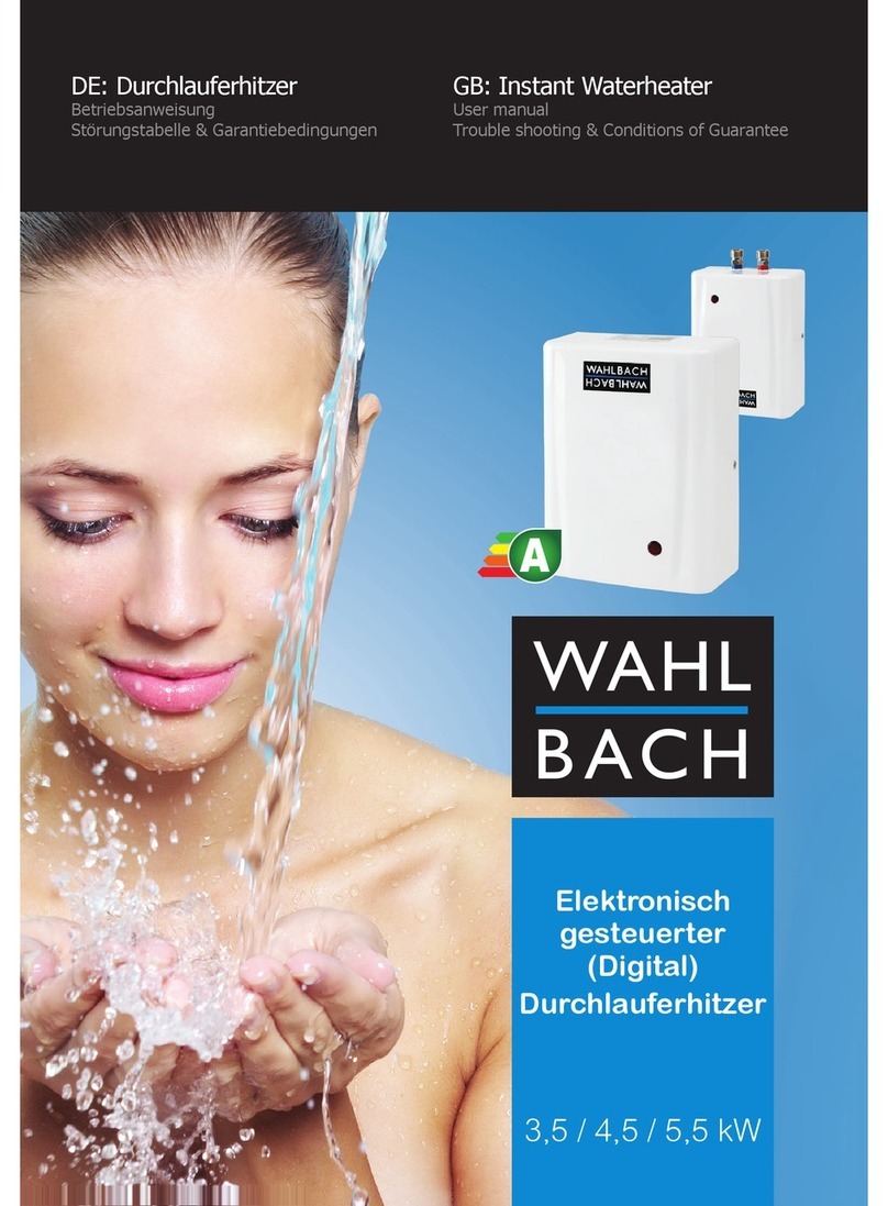 WAHLBACH Elex 3,5 user manual