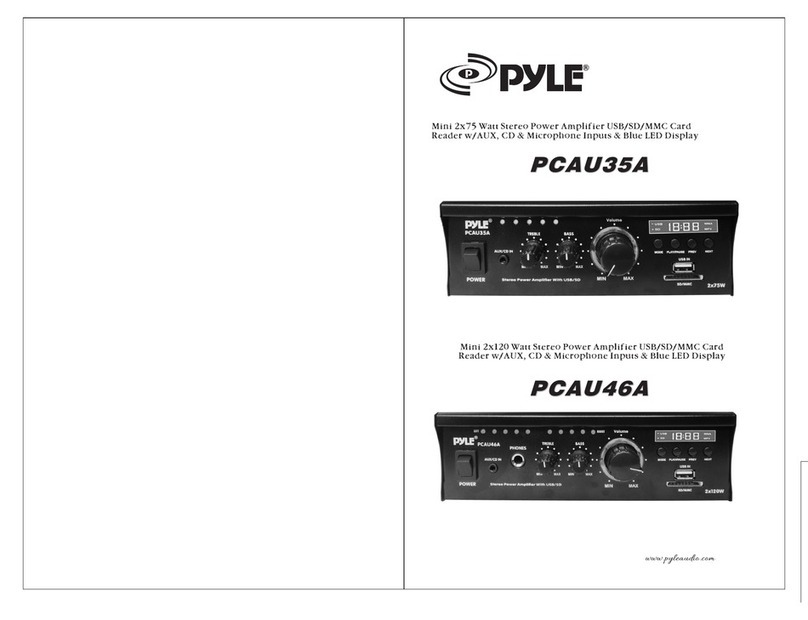 Pyle PCAU35A manual