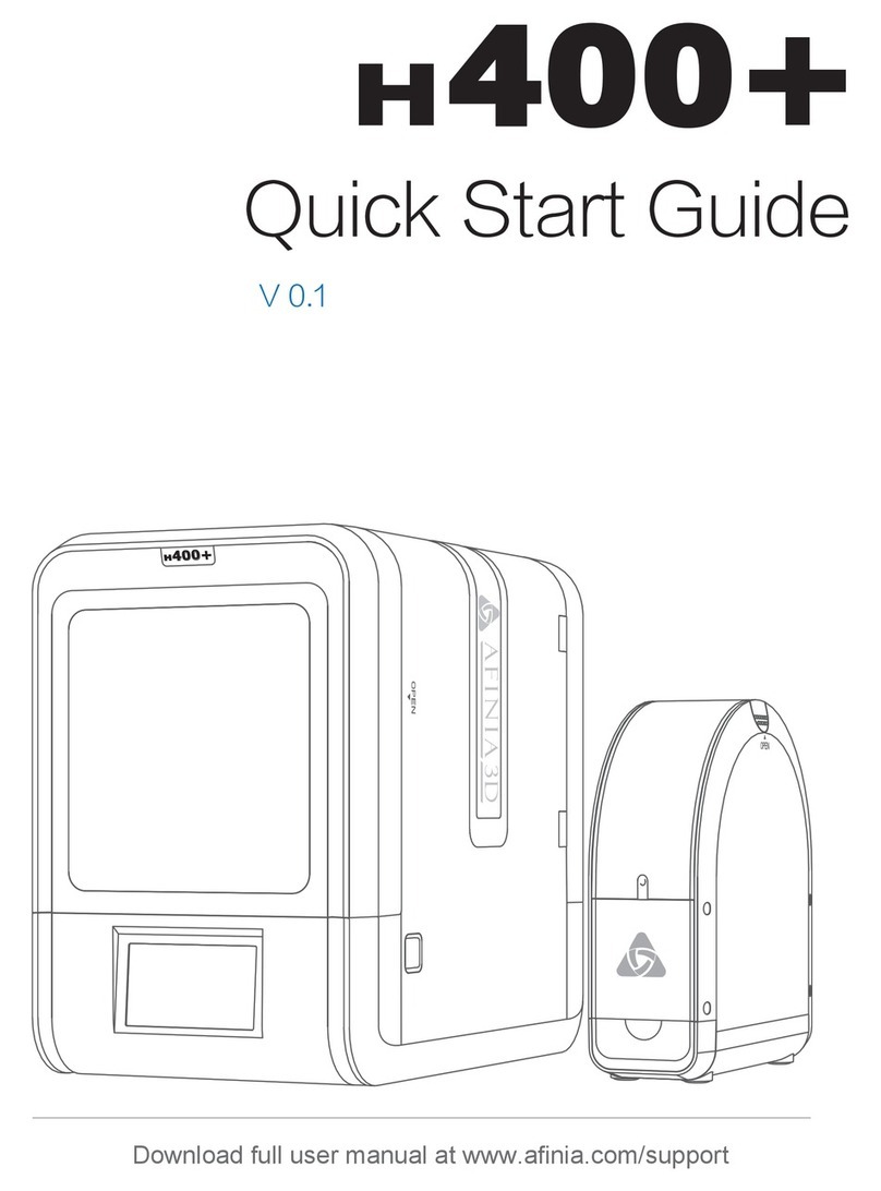 Afinia H400PLUS quick start guide