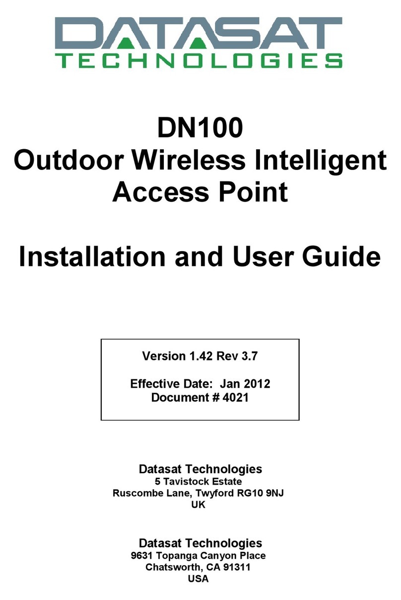 DATASAT Technologies DN100 Installation and user guide DATASAT Technologies DN100 Installation and user guide