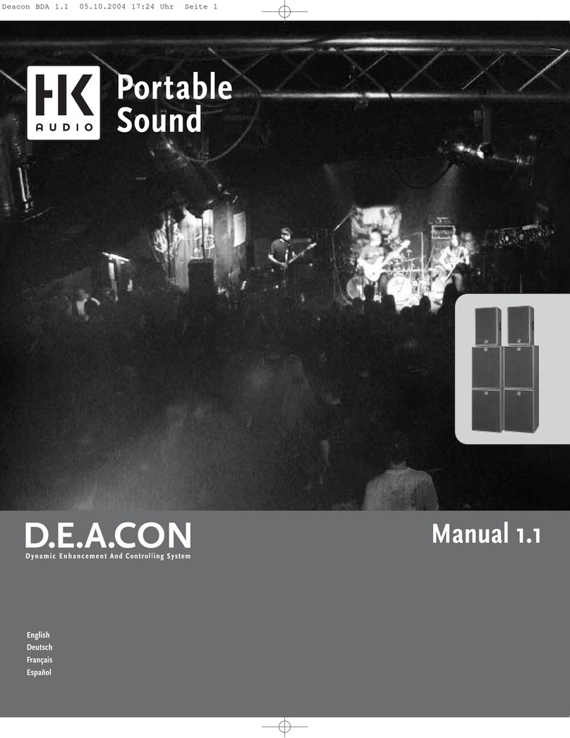 HK Audio D.E.A.CON manual