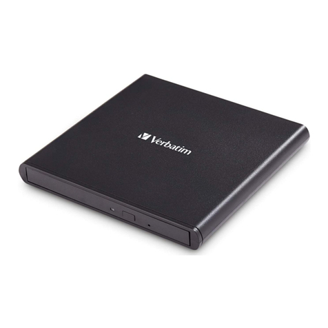 Verbatim External Slimline CD/DVD Writer user manual