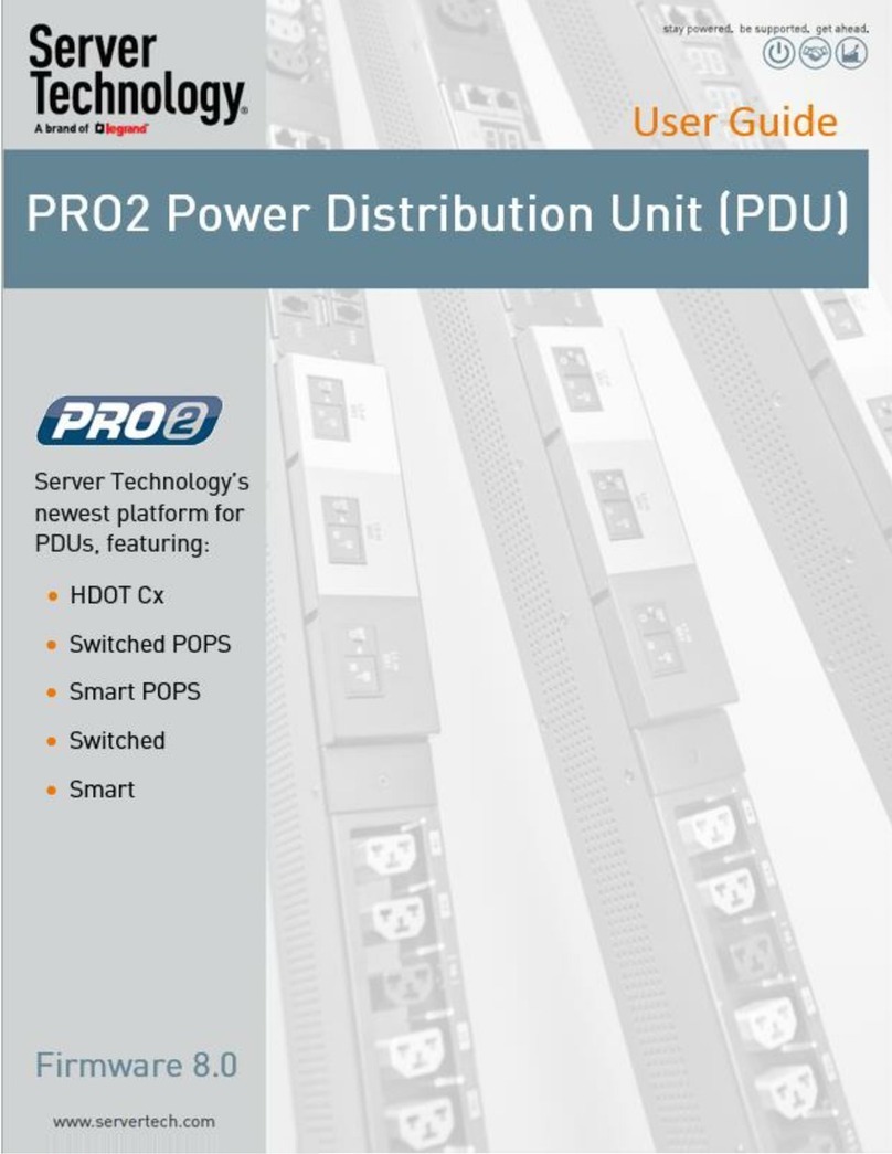 Server Technology switched pro2 User manual Server Technology switched pro2 User manual