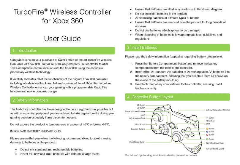 Datel TurboFire User manual