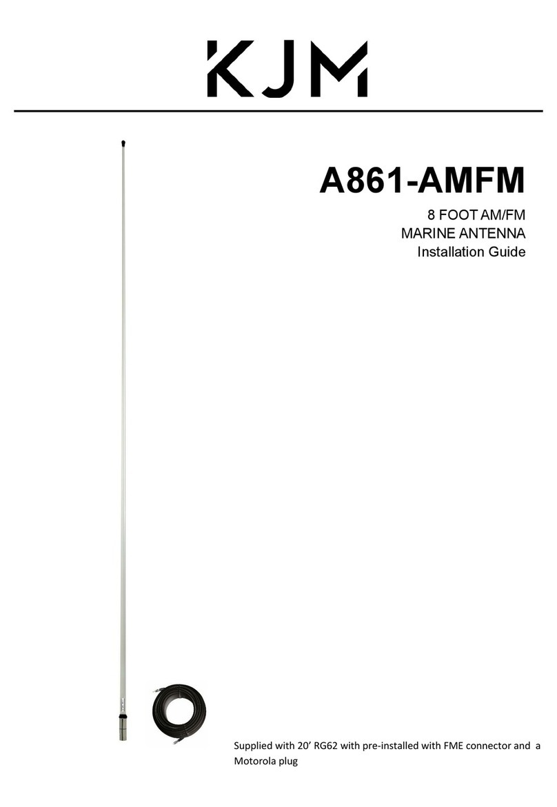KJM A861-AMFM User manual