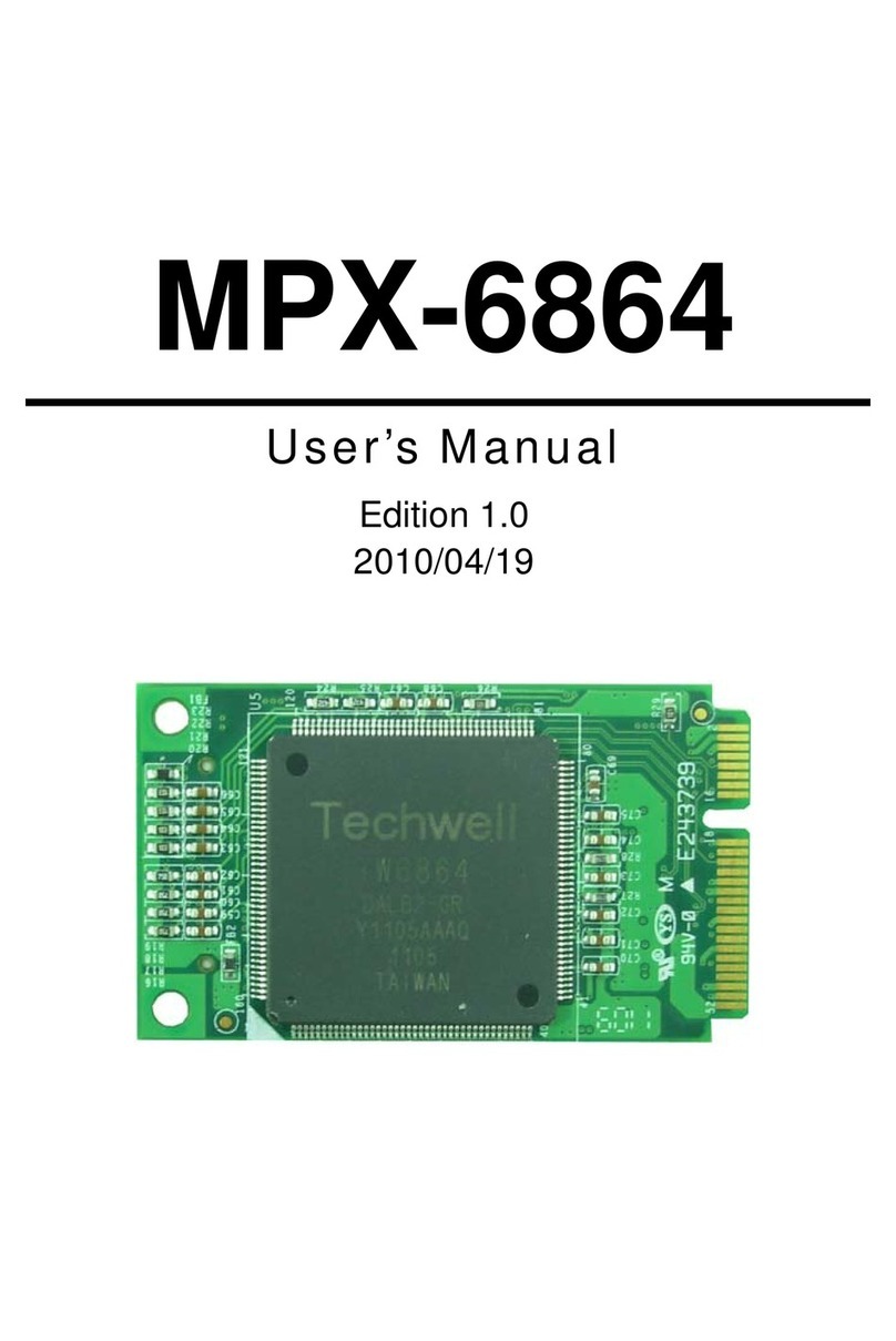 Commell MPX-6864 User manual