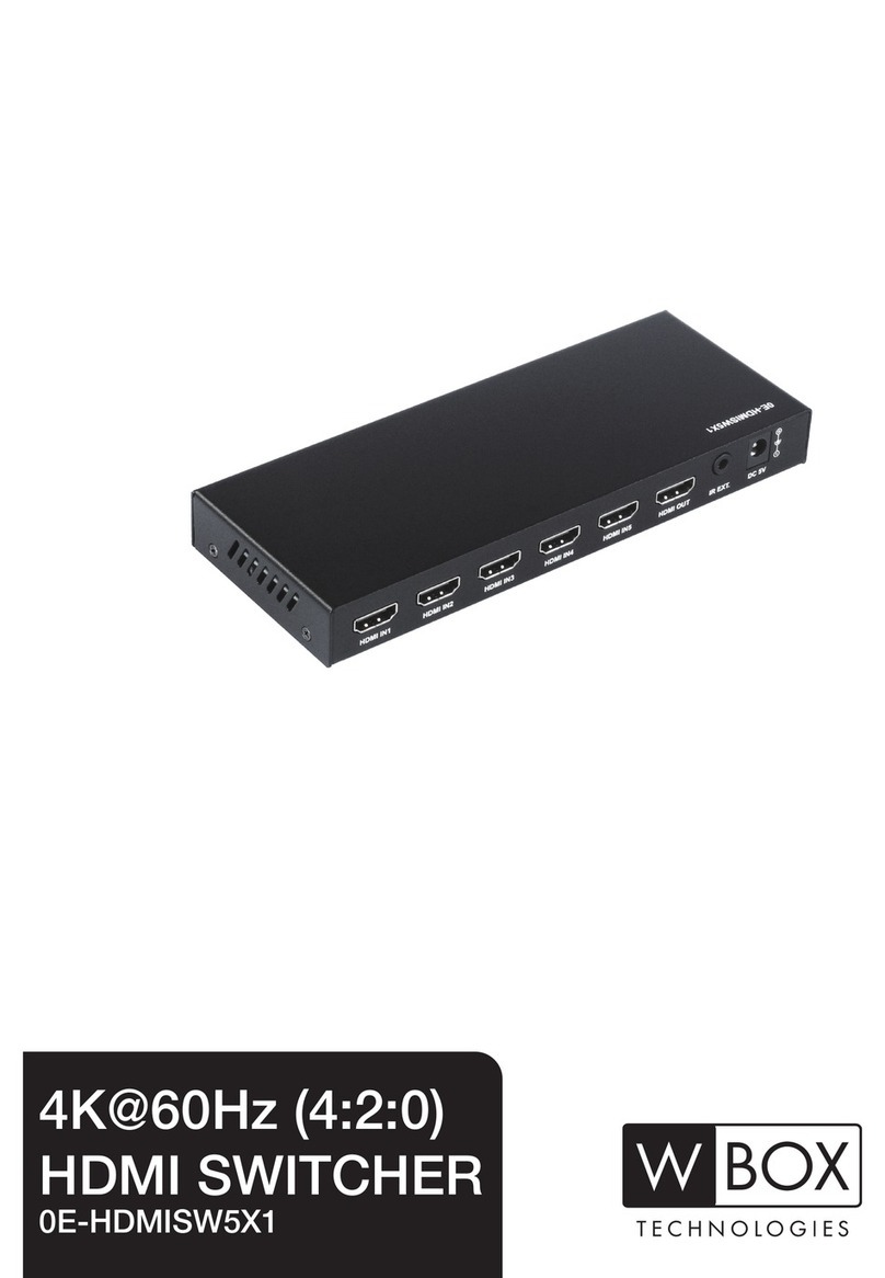 W Box Technologies 0E-HDMISW5X1 User manual