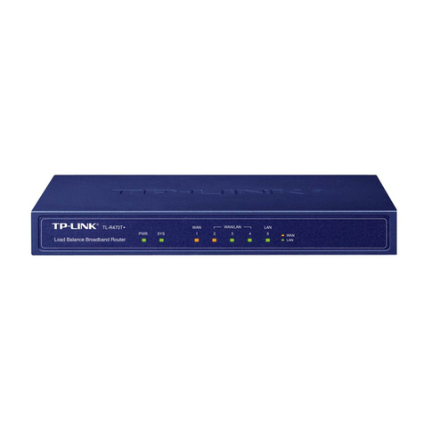 TP-Link TL-R470T+ User manual TP-Link TL-R470T+ User manual
