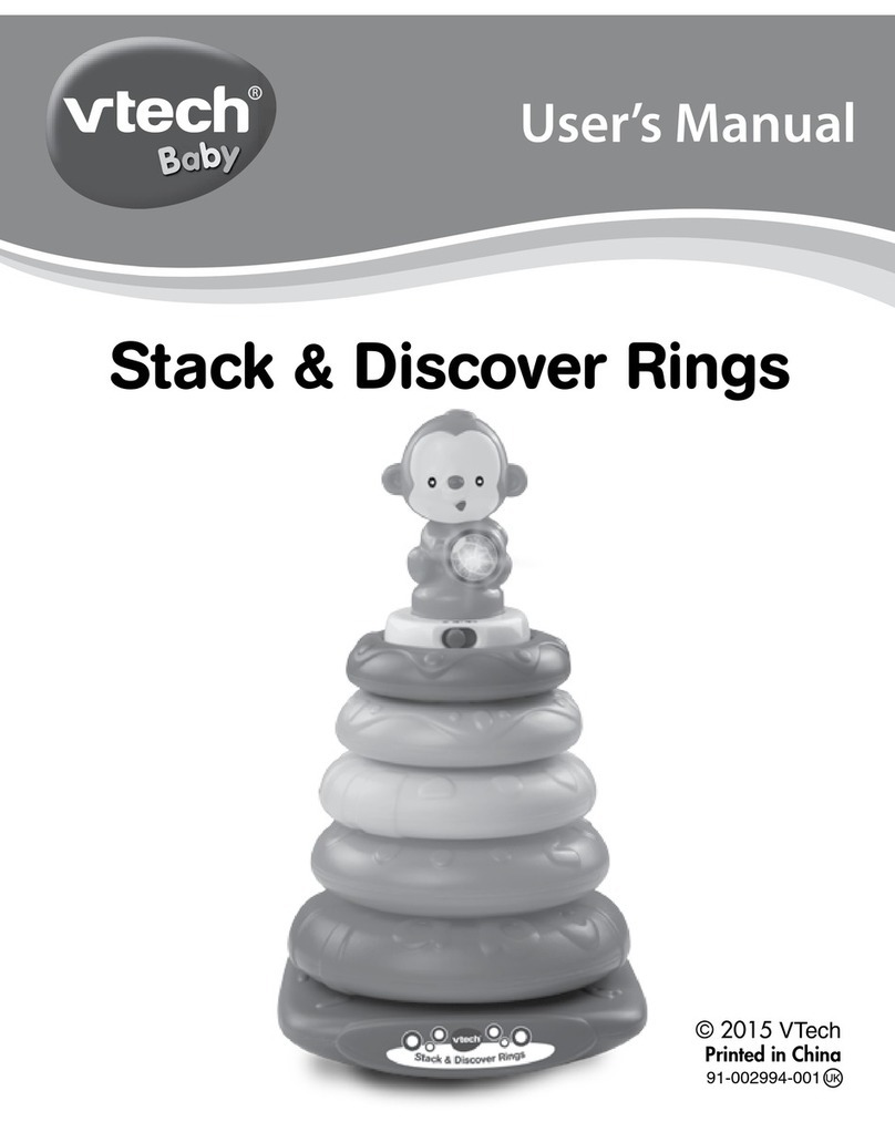 V-tech Stack & Discover Rings User manual