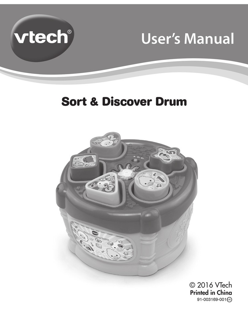 V-tech Sort & Discover Drum User manual