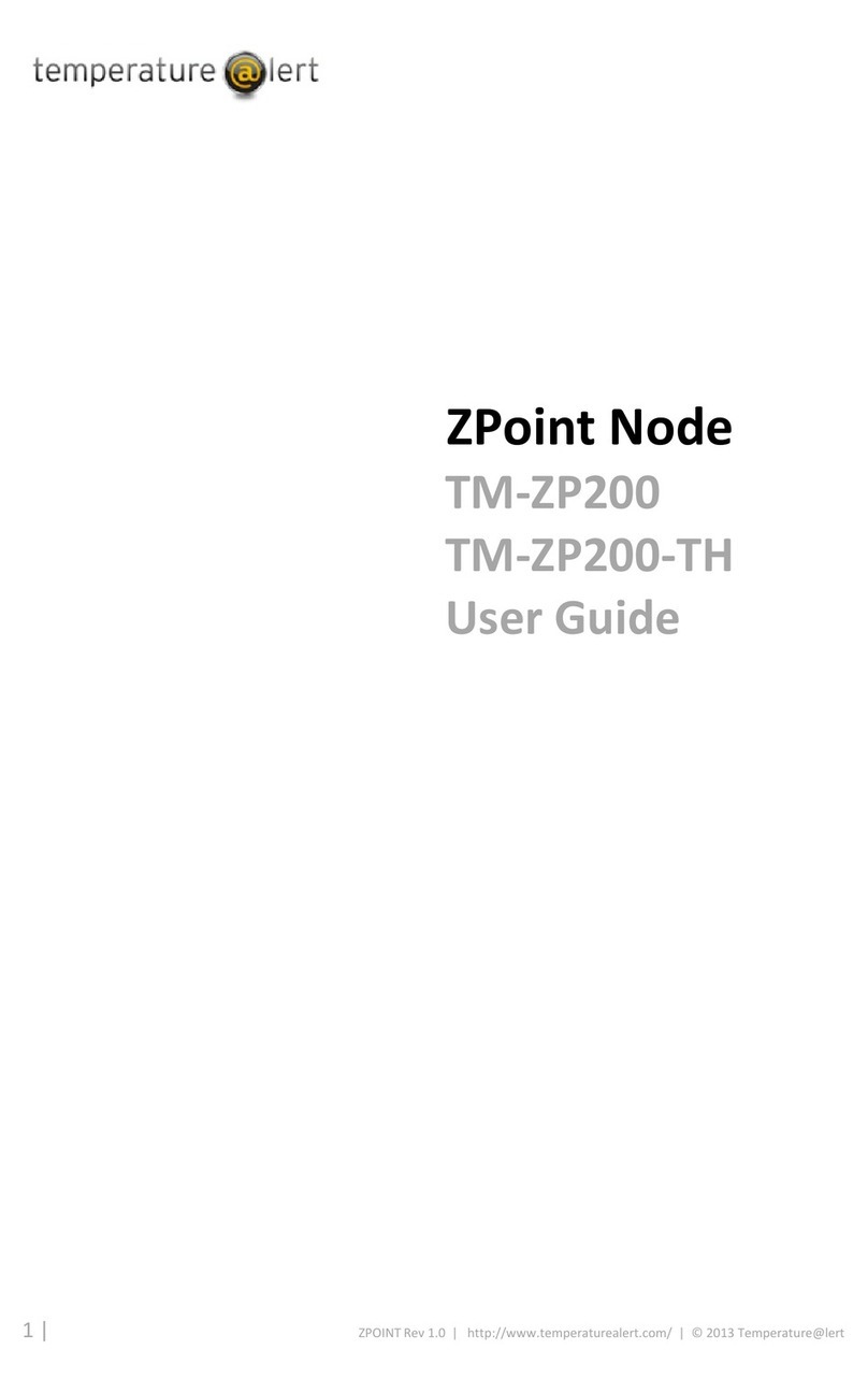Temperature alert TM-ZP200 user guide