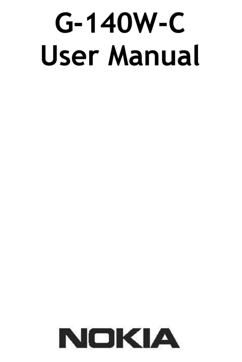 Nokia G-140W-C user manual