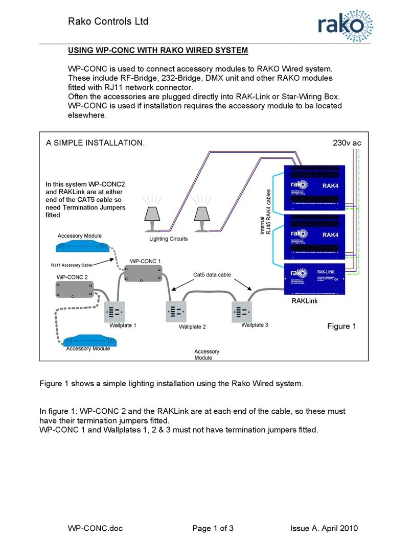 rako WP-CONC User manual