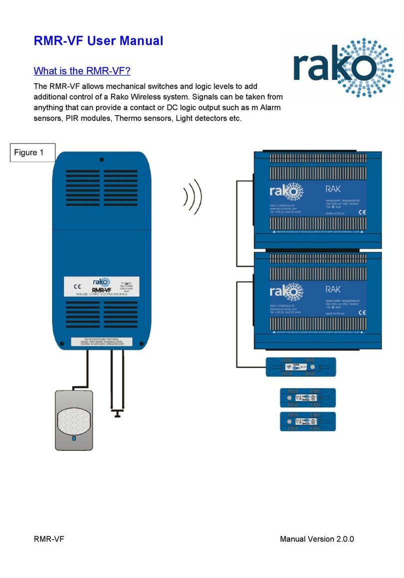 rako RMR-VF User manual