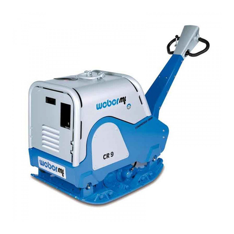 Weber mt CR 8 Operating instructions
