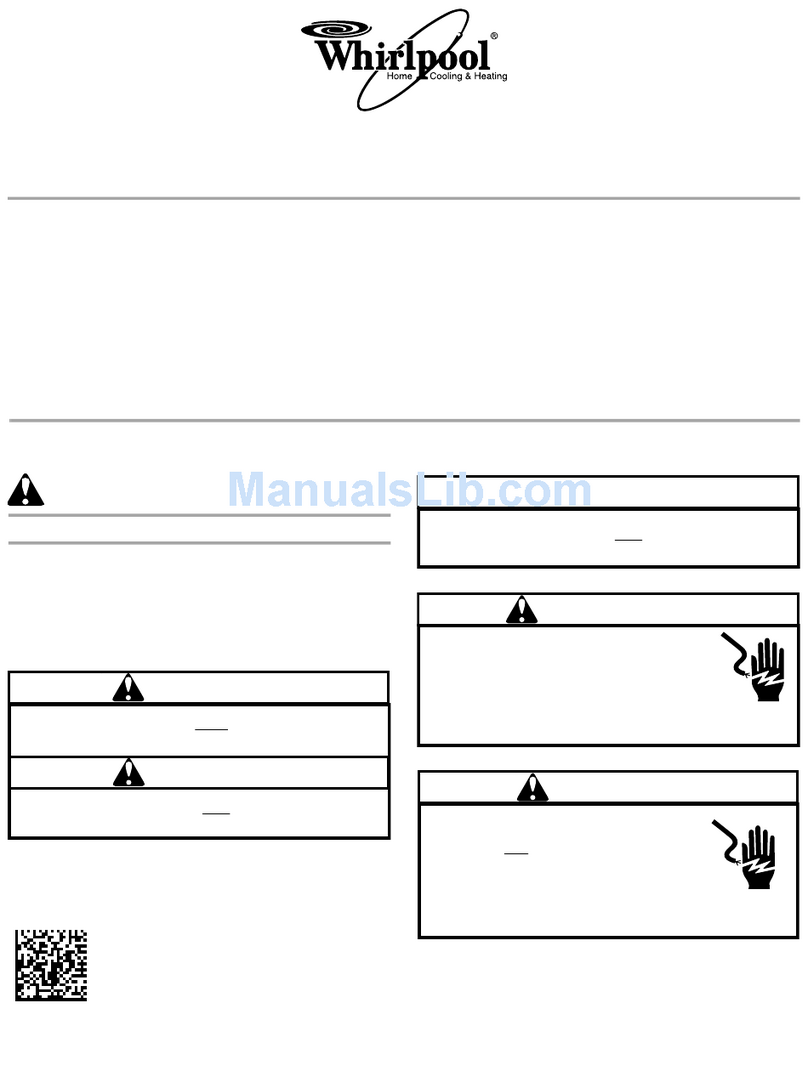 Whirlpool WMAHM User manual
