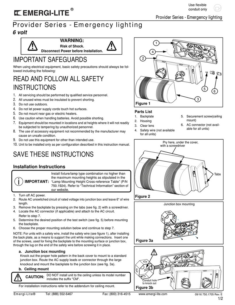 Emergi-Lite Provider Series manual