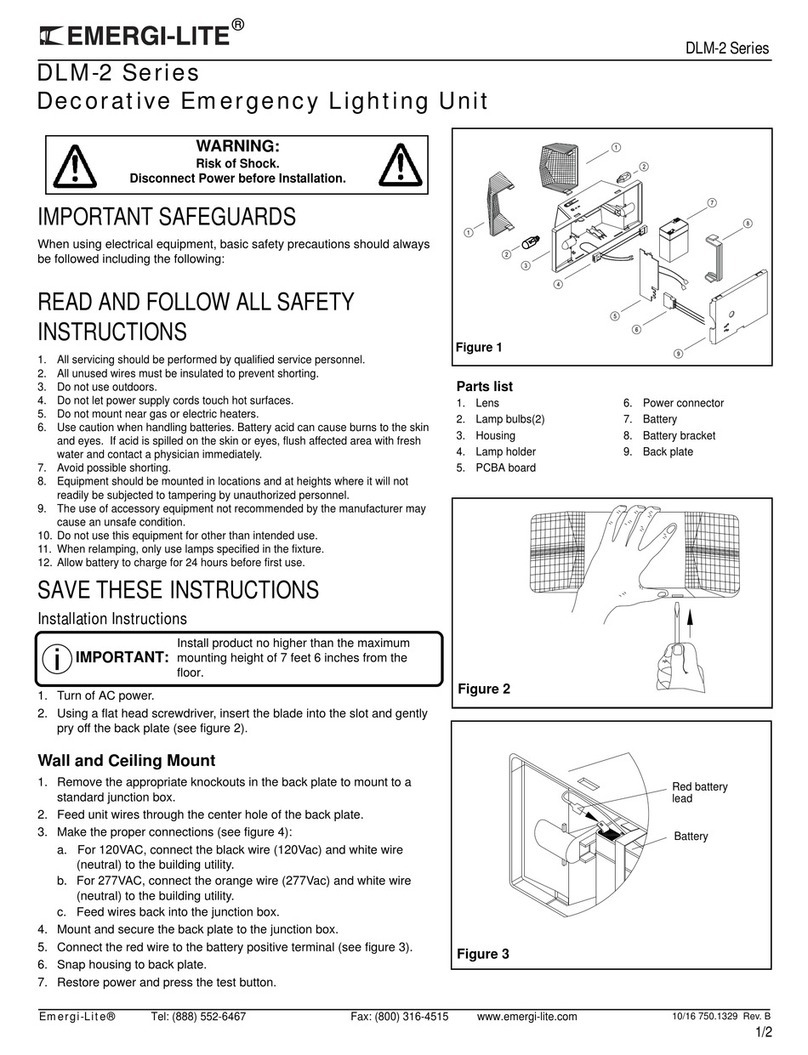 Emergi-Lite DLM-2 Series manual