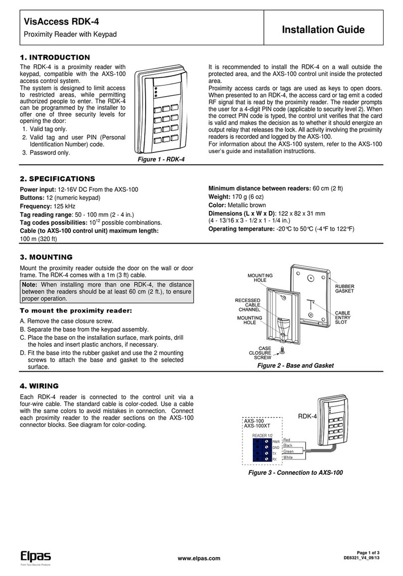 Elpas VisAccess RDK-4 installation guide
