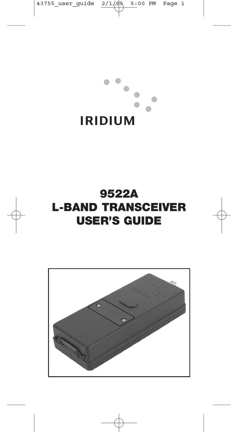 Iridium 9522A User manual