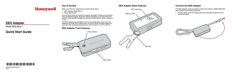 Honeywell DEX-BLE-1 quick start guide