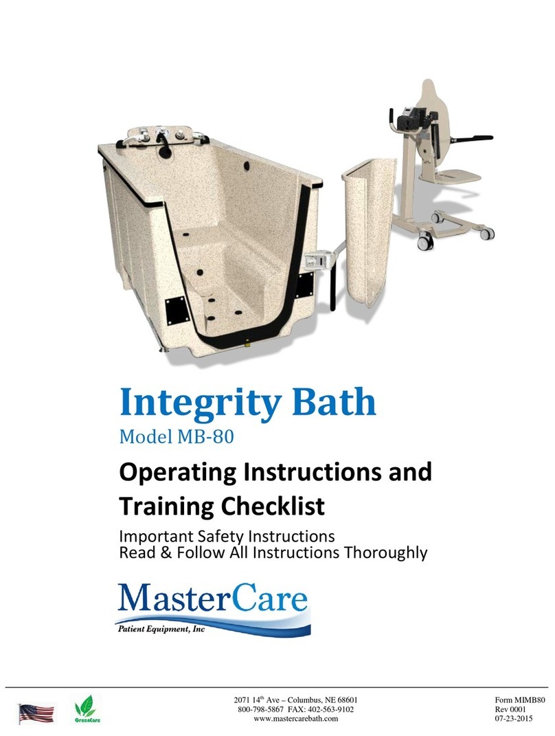 Mastercare MB-80 operating instructions