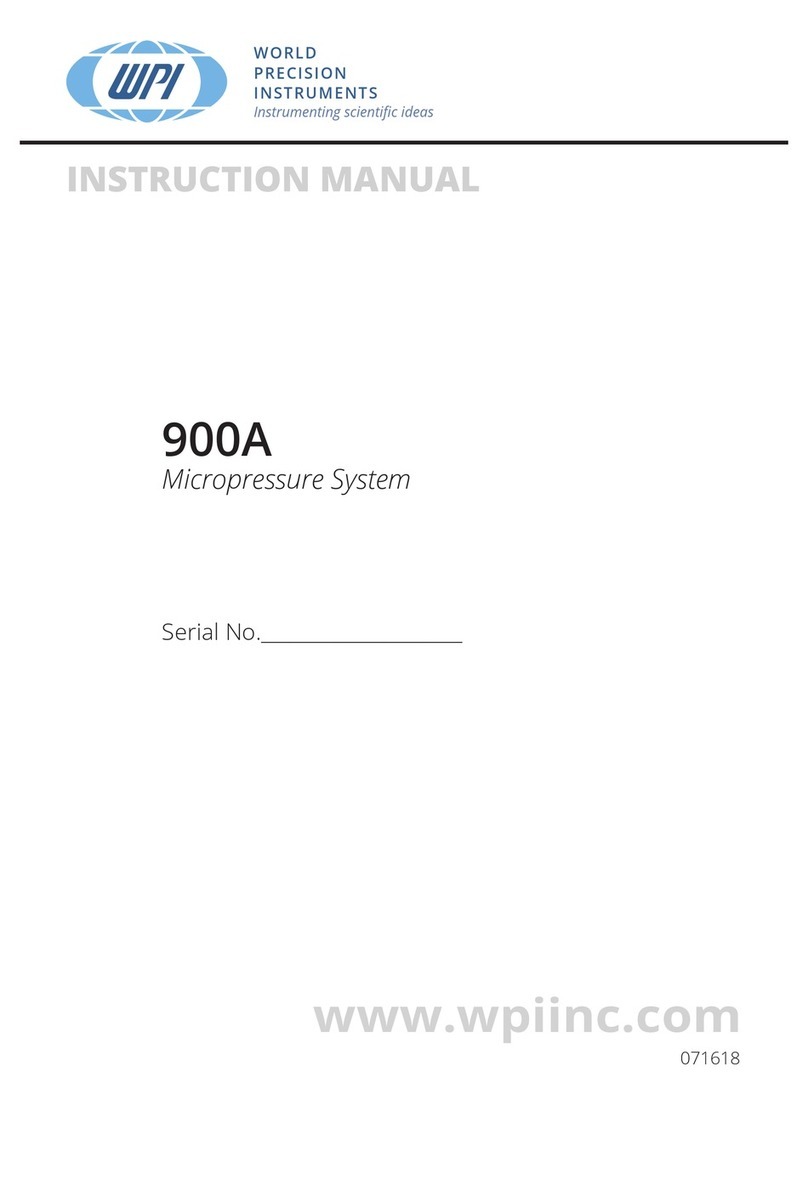 WPI 900A instruction manual