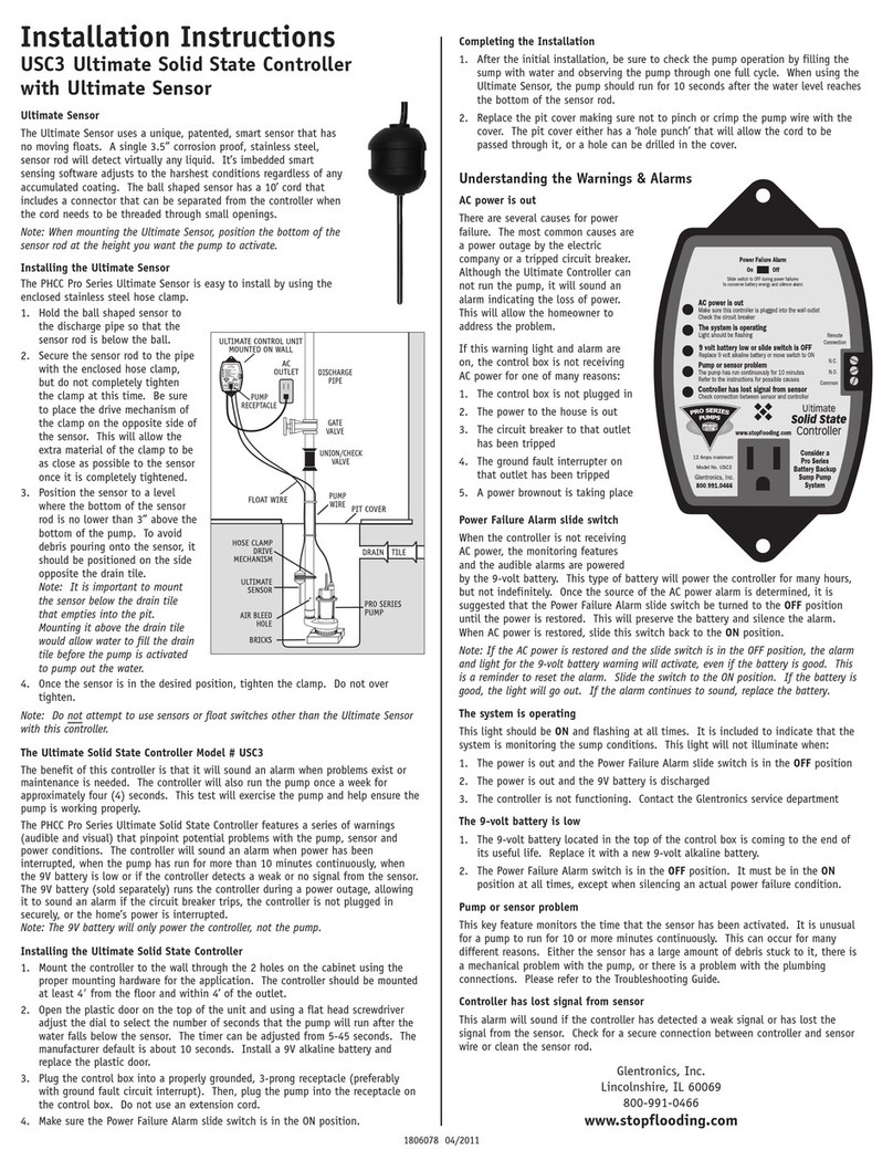 Glentronics USC3 installation instructions