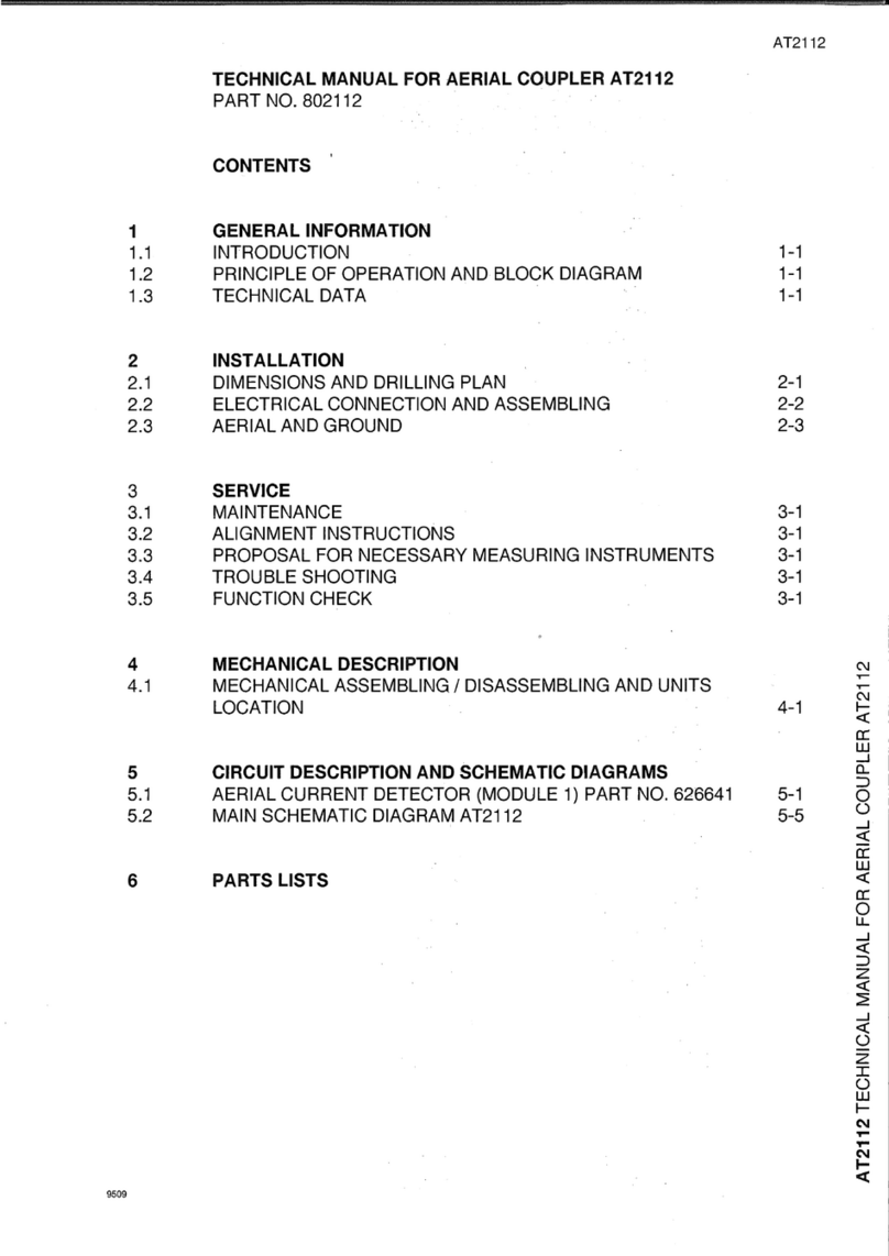 Sailor AT2112 Technical manual