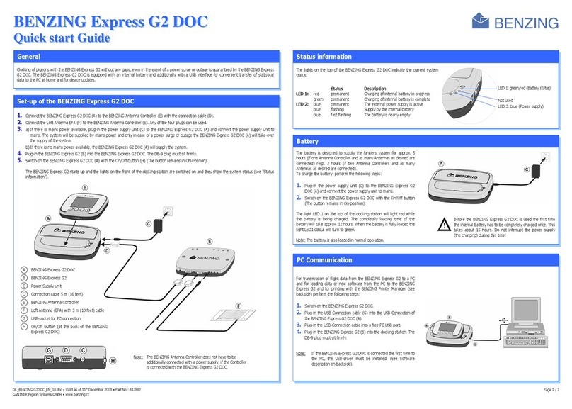 BENZING Express G2 DOC quick start guide