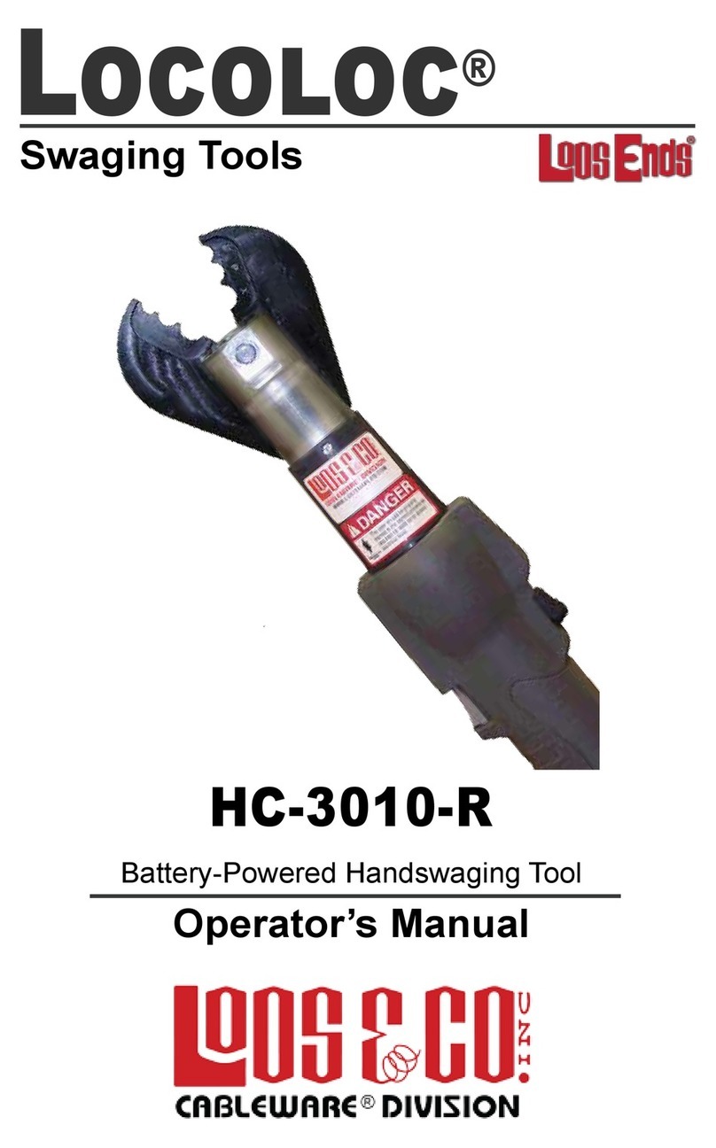 Loos & Co Locoloc HC-3010-R Operator's manual Loos & Co Locoloc HC-3010-R Operator's manual