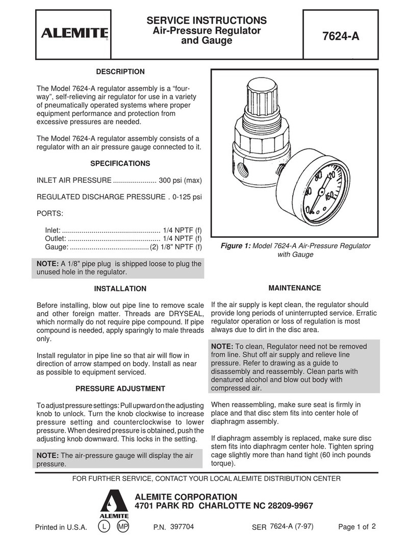Alemite 7624-A Service instructions