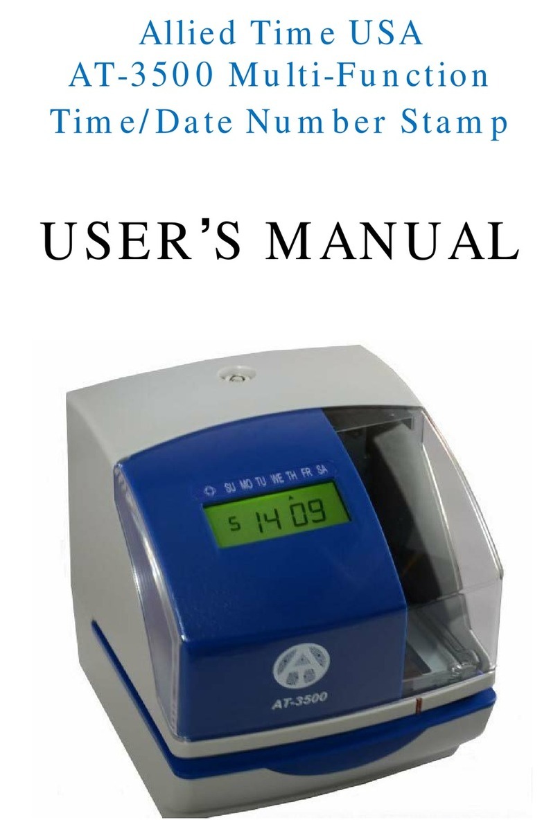 ALLIED TIME AT-3500 User manual