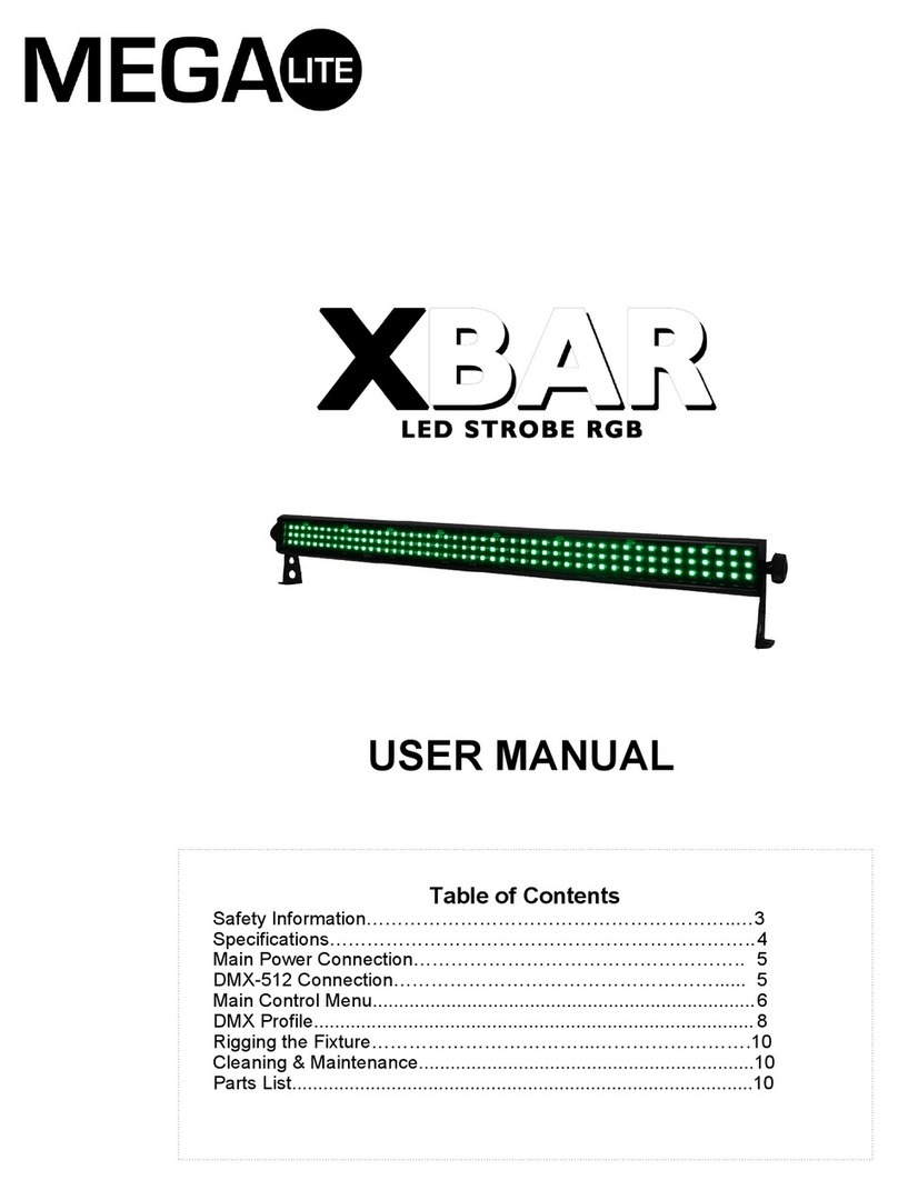 MegaLite XBAR user manual
