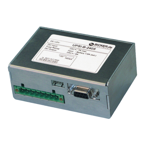Bicker Elektronik UPSI-B-2405 user manual