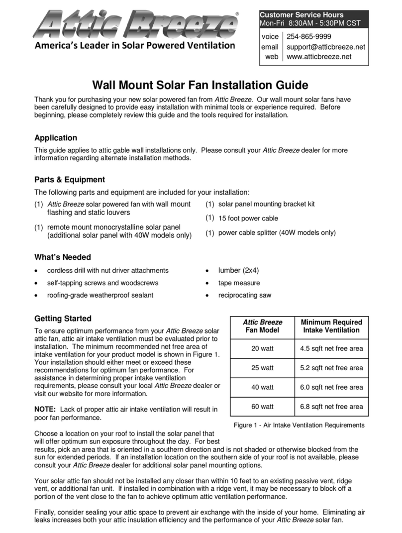 Attic Breeze AB-256 User manual