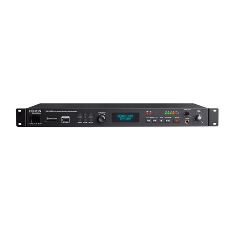 Denon Professional DN-300R user guide