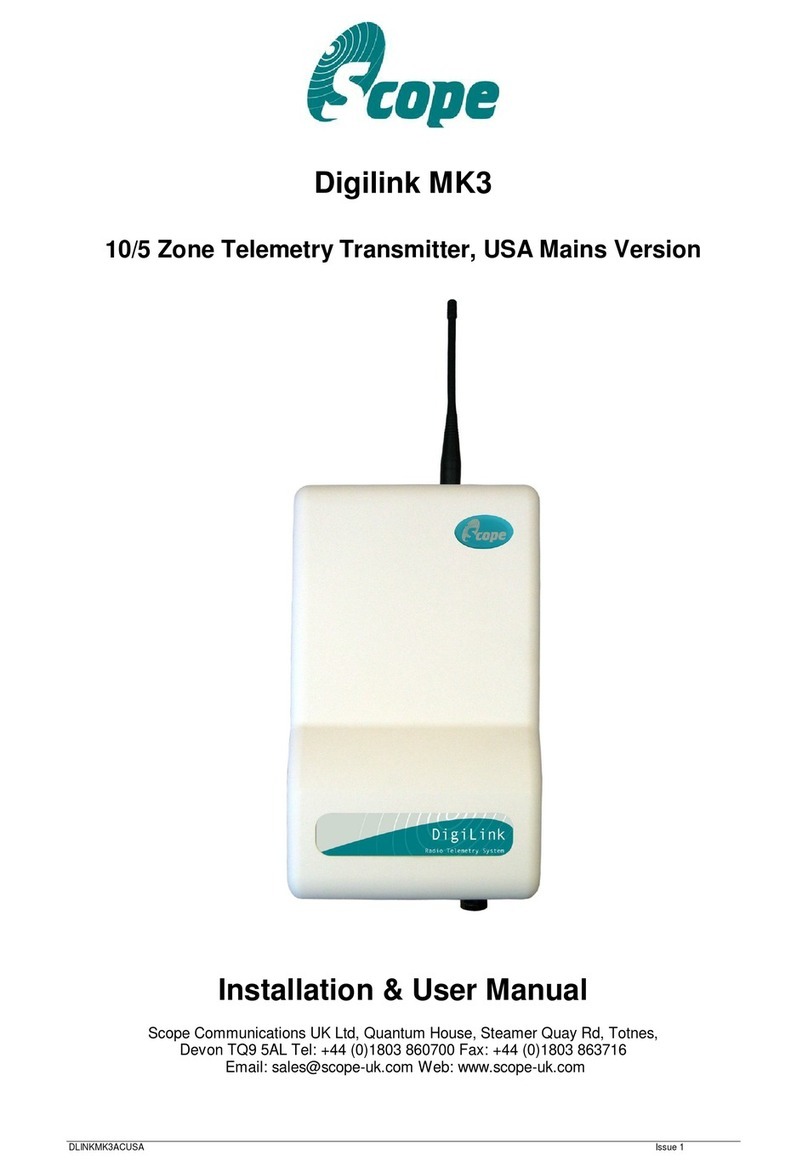 scope Digilink MK3 Installation & user manual