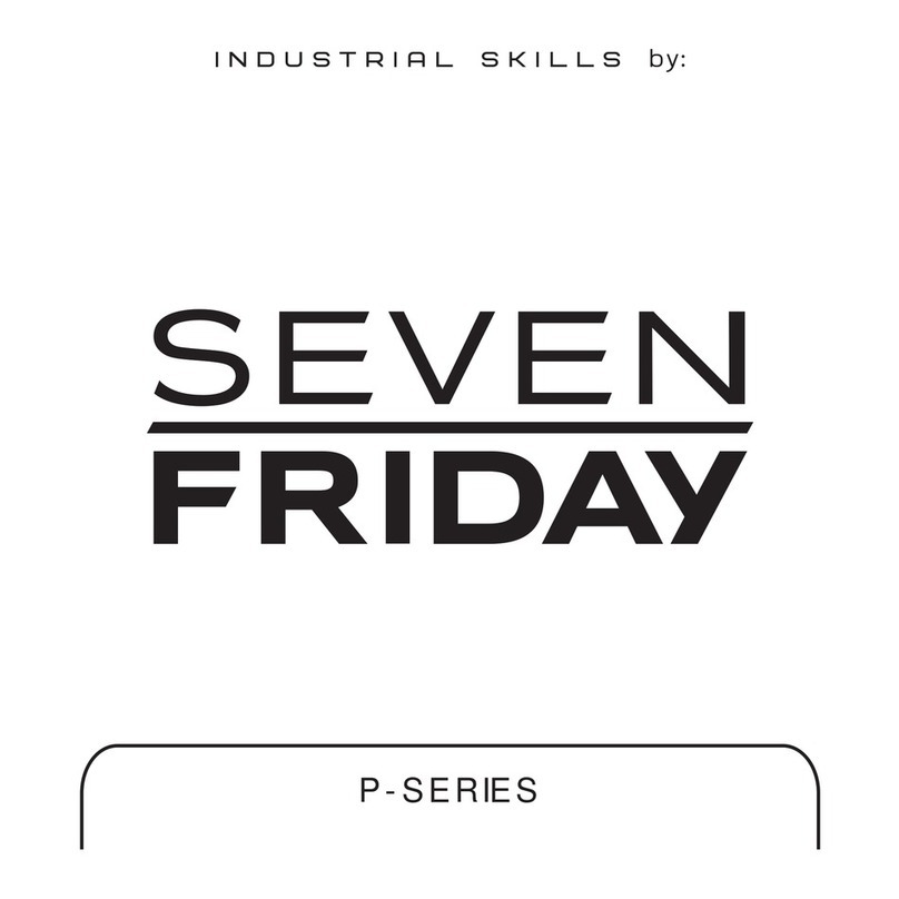 SevenFriday P-SERIES instruction manual