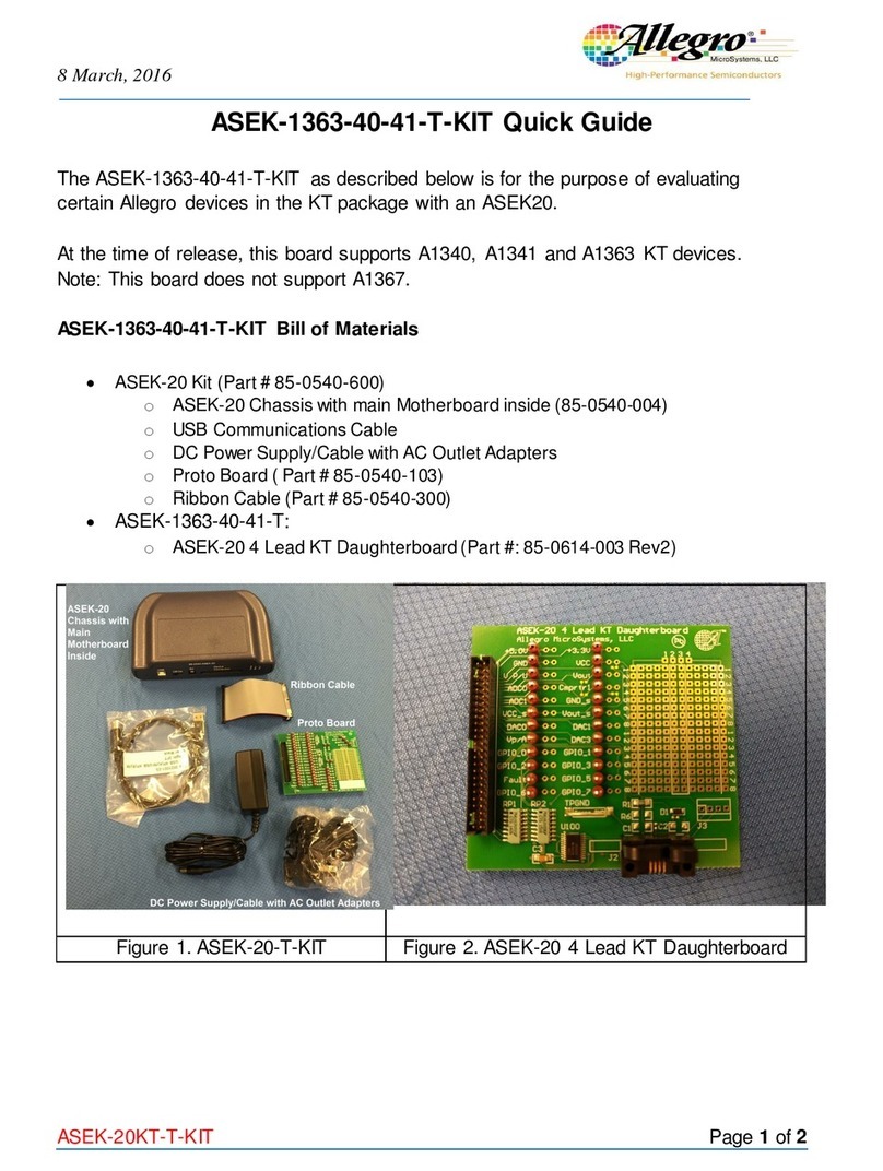Allegro ASEK-1363-40-41-T-KIT User manual